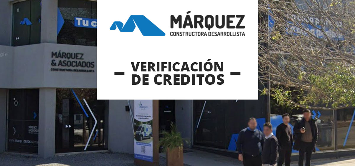 Verificación de créditos Márquez & Asociados